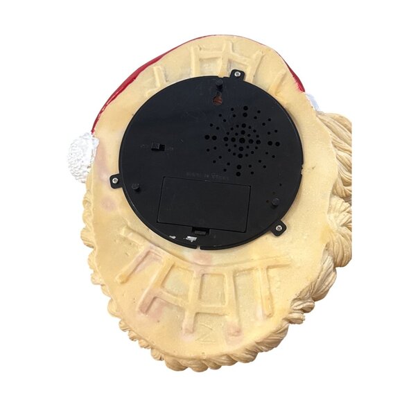 Vintage Motion Detected Activated Musical Santa Claus, Vintage Santa Face, Music - Picture 7 of 8